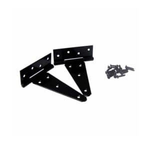 T Hinge 200MM Black H/D