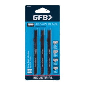 GFB260 Jigsaw Blade Coarse Cut Pkt3