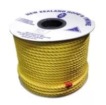Rope 8mm Yellow Per M