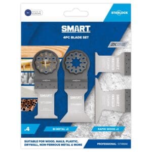 Smart Starlock 4pc Multi Tool Blade Set