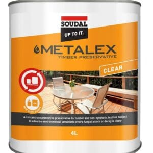 Metalex 4L Timber Preservative Clear