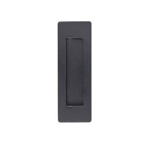 Windsor Flush Pull Handle Blk 126 x 42mm