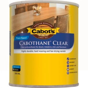 Cabots Cabothane Clear Wb Satin 500ml