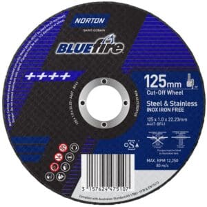 C.O Wheel Metal 125 x 1.0 x 22 S/S Inox