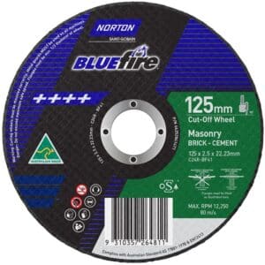 C.O Wheel Masonry 125 x 2.5 x 22.2 Cutting