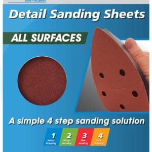 Corner Sanding Sheet 140mm Speedgrip P12