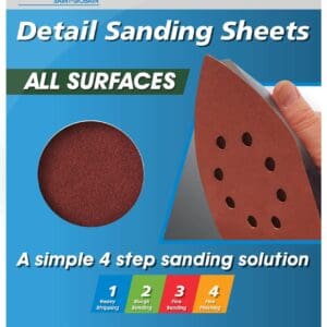 Multi-Sander Sheets P120 Pk5