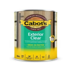 Cabots Exterior Clear Satin 500ml wb