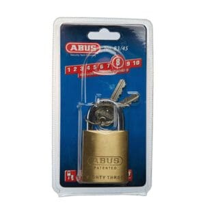 Padlock Brass 45mm Rekeyable Abus