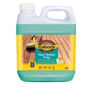 Cabots New Timber Prep 4L