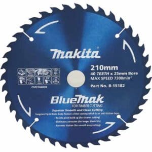 Makita Bluemak Saw Blade 210mm 40T