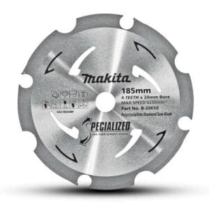 Makita Saw Blade Pcd 185 x 20mm 4T