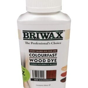 Briwax 250ml Wood Dye Brown Red Mahogany