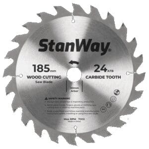 Stanway Circ Saw Blade 185 x 20 24T