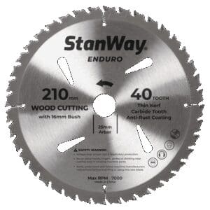 Stanway Enduro Circ Saw Blade 210 x 25 40T