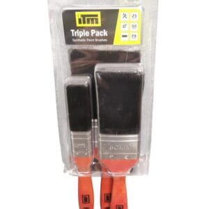 ITM 3Pack Synthetic Brush 25/50/75mm