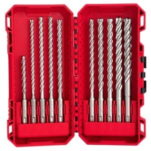 SDS Plus MX4 4Cut Drill Bit 10pc Set