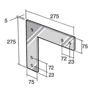 BS48 Stainless Steel Bracket