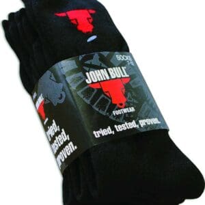 John Bull Socks 3 pkt Black