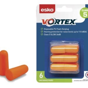 Esko Disposable Ear Plugs Class 5 Pkt 6