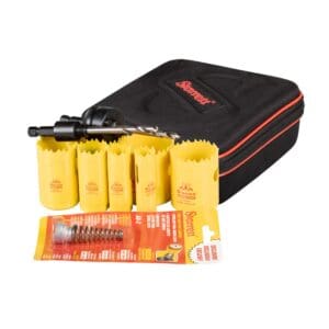 Starrett 7 piece Holesaw Kit.